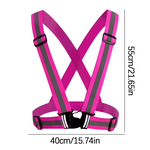 Neon Reflective Vest for Running and Cycling 2