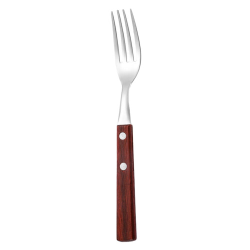 Stainless Steel Flatware Set Wooden Handle 24-Piece