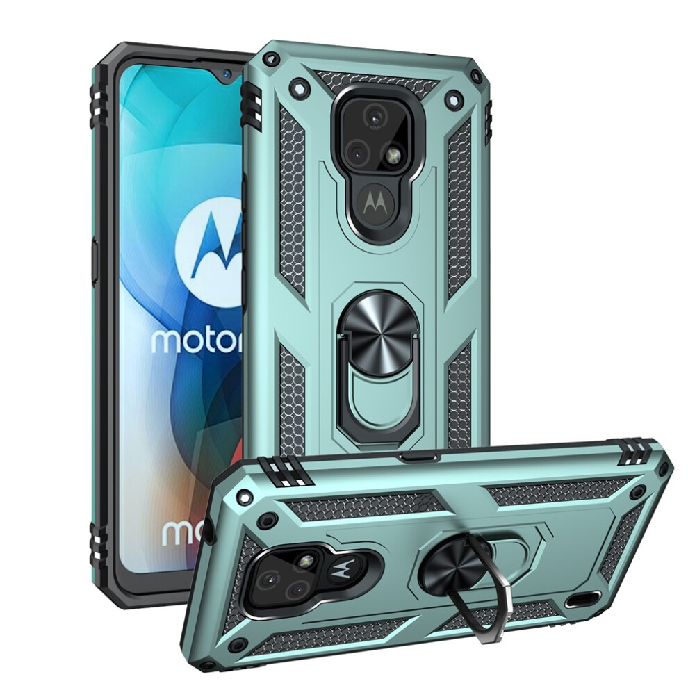 Motorola Moto E7 Case Impact-Resistant With Magnetic Green 9418476984907