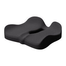 Memory Foam Seat Cushion 24x24 inch Coccyx Relief