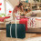 Mala de viagem impermeável verde 60L 4