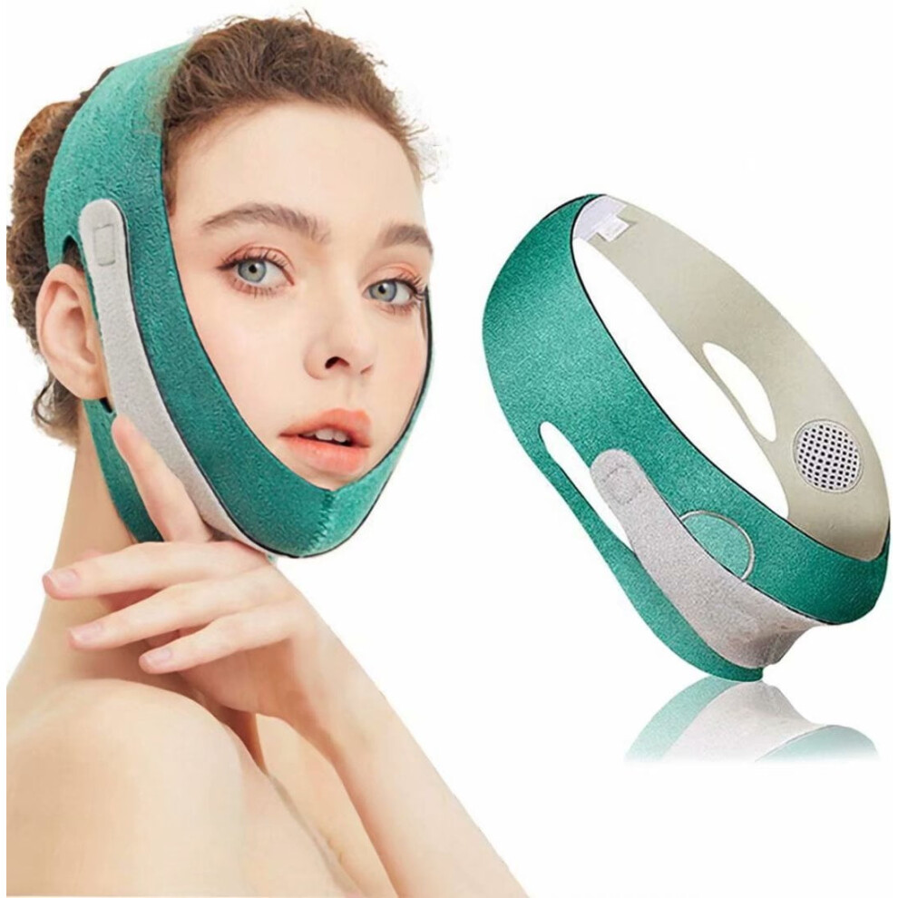 V-Line Facial Mask for Slimming and Chin Reduction Green