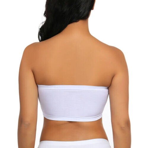 Dame plus size stropløs bandeau-bh med aftagelig pasform 2