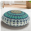Almofada de chão redonda para meditação, em espuma viscoelástica, 81 cm (32 polegadas), verde. 1