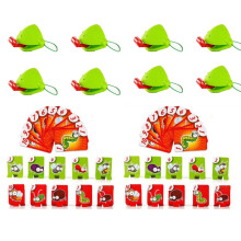 Jeu de grenouilles à langue tirée (8 pièces)