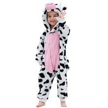 Panda Hooded Onesie for Kids – Front Zipper, Long Sleeve,