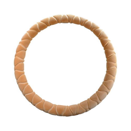 Steering Wheel Cover Polyester Velvet 38cm Elastic 1