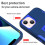 Capa para iPhone 13 com suporte e protetores de tela de privacidade. 4