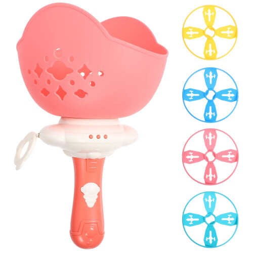 Outdoor Flying Disc Launcher Toy Round Shape 4 Discs