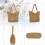 Stor sommerstrandtaske i boho-stil til kvinder 5
