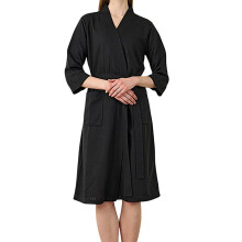 Lightweight Couples Bathrobes Three-Quarter Sleeve Absorbent