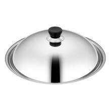 Stainless Steel Wok Lid Round 34 cm