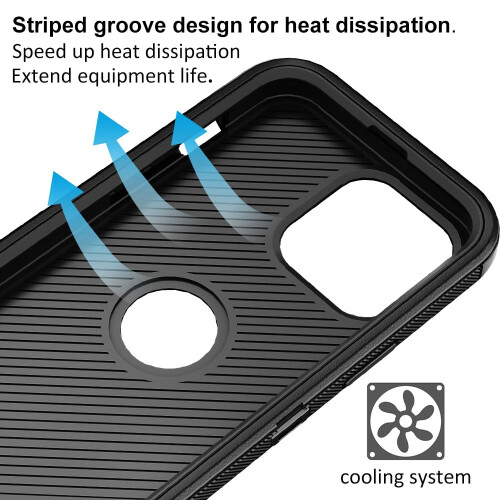 Capa TASHHAR para iPhone 15 com protetor de tela e lente, preta. 2