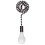 Ceiling Fan Pull Chain Frosted Glass 12 Inch Silver 4
