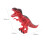 Red Walking Dinosaur Robot Toy with Roaring Sound, LED 3