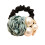 Elastici per capelli in gomma decorati con perle per ragazze, 4