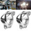 2X Motorcycle Front Auxiliary Light External Headlight for  GN 125 cm 125 Side Light 3