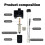 2X P1P/P1S Hotend 0.6mm Ceramic Assembled Extruder Printhead Kit for  P1P/P1S- 3D Printer Hot End Replacement 3
