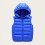 Gilet imbottito con cappuccio per bambini, blu, 3-4 anni 2