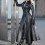 Dames trenchcoat van imitatieleer, zwart 2