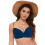 Damen-Bikini-Oberteil mit Bügeln – gepolsterter Push-up-Effekt, einteilig 4