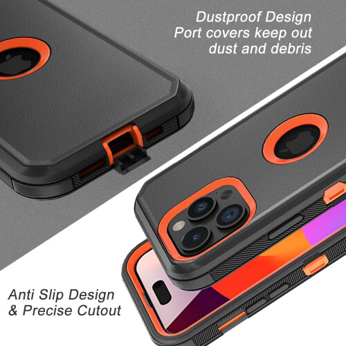 Capa TASHHAR para iPhone 15 com película de privacidade e lente. 1