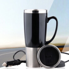 Electric Heating Cup Stainless Steel Outdoor Travel 1 Pack