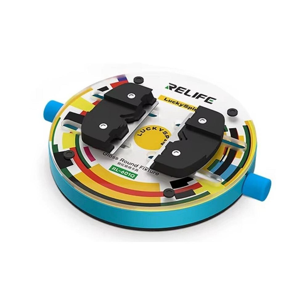 Relife Rl-601Q Rotating Circular Clamp Tempered Insulated Glass Fixtures Phone Motherboard Repair Glue Removal Fixture 6031921205681