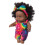 Poupée bébé noire douce aux cheveux bouclés, 20 cm 7