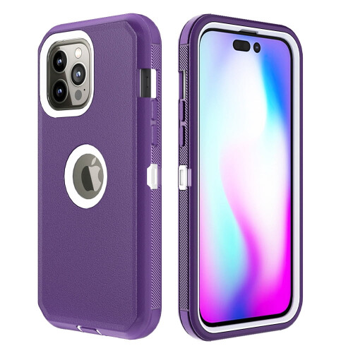 Capa para iPhone 14 Pro Max, resistente a impactos de nível militar, 3 em 1. 2