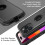 Capa para iPhone 15 com protetor de tela e lente preto 2