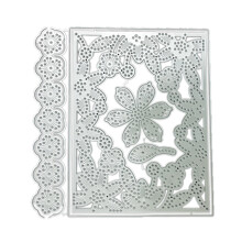 Stanzformen für Blumenrahmen zum Scrapbooking und Prägen