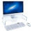 Acrylic White Rectangular Monitor Riser Stand 1 Pc 7