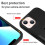 Capa para iPhone 13 Mini com suporte e protetores de tela/lente. 4