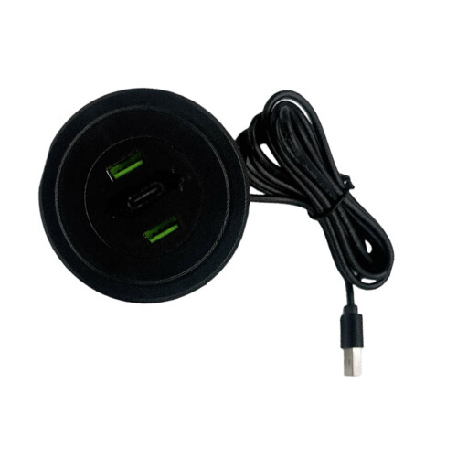 Σταθμός φόρτισης USB με οπή γραφείου τύπου C3Port