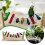 Wooden standing pole toy for small pets chew jump explore 1