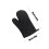 Oven Mitts Solid Color Heat Resistant Non-Slip Black 1 Pair 3