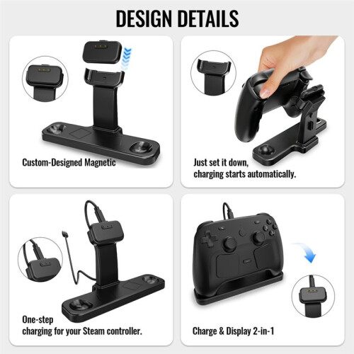 For Steam Controller Stand Gamepad Holder Desktop Display Stand for Steam Controller for Gamepads and Accessories.