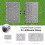 Waterdicht buitenkleed van plastic stro, 15x244 cm 2