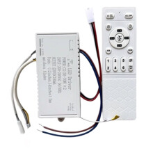 Ceiling Fan Light Remote Control Dimmable Controller Driver Remote 22V 70W 2.4G Inverter 6-Speed Universal Type