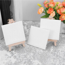 50X Canvas Panel Wooden Easel Sketchpad Settings for Painting Drawing Decoration Gift and Kids' Learning