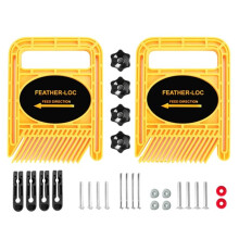 Dubbele Multifunctionele Veerloc Board, Houtbewerkingsveerboards voor Miter Slot, Cirkelzaag & Graveertafel Gereedschappen