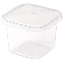 50 Piezas de Vasos de Postre de Plástico Claro de 400ml con Tapas Recipientes Reutilizables para Cupcakes Sellados para Servir Individualmente Cajas