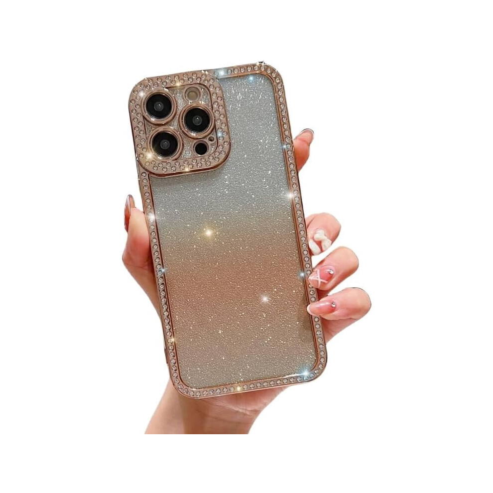 Electroplating Rhinestone Gradient Glitter Phone Case For 902370160448