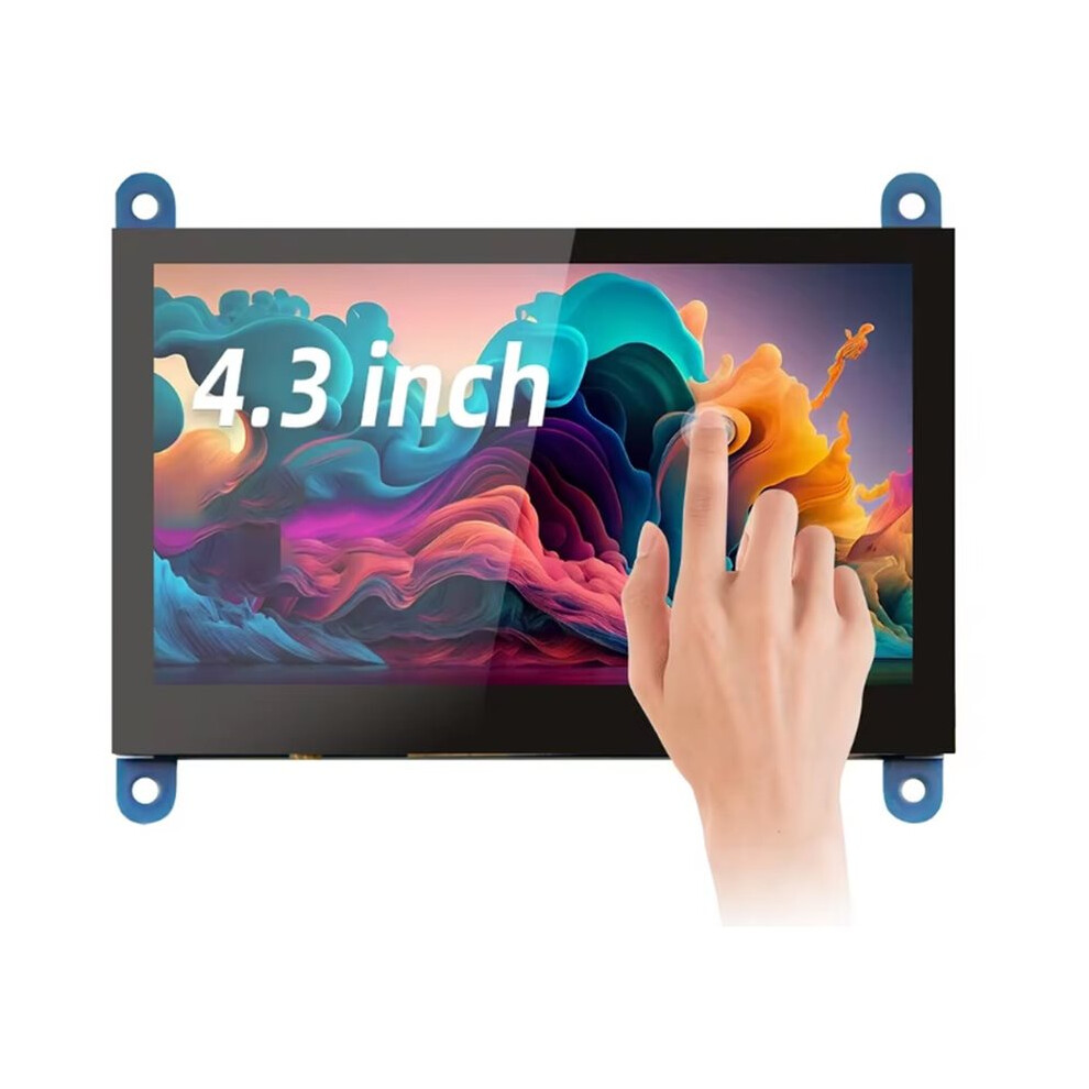 4.3Inch Lcd Display 800X480 Capacitive Touch Screen For Raspberry Pi 5 4B 3B 3B 2B B+ B 3A+ A+ Zero W Zero 6031643741498
