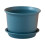 Pot de fleurs d'intérieur épais avec trou de drainage et soucoupe, 1