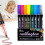 Metalliska glitterpennor med dubbla linjer, 8-pack 1