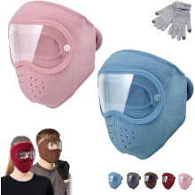 Zacht thermisch masker met afneembare bril