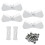 Gutter Downspout Extension White Metal 4 Pack 1