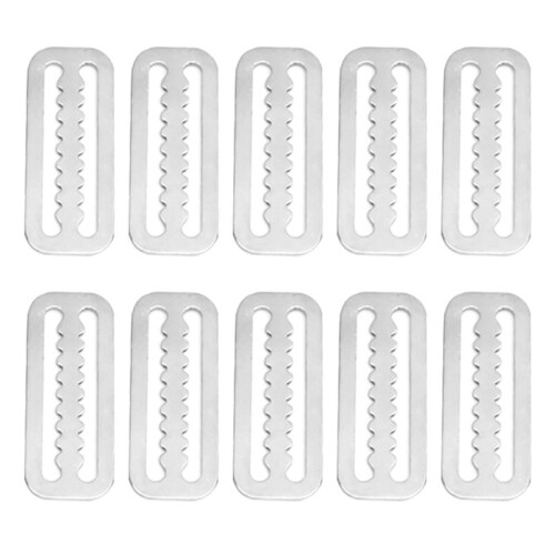 20 Unidades de Cinto de Mergulho de 2 Polegadas, Clipes Retentores de Peso com Rolha Deslizante e Dentes para Cintos Padrão de 2 Polegadas (5,1 cm) 1
